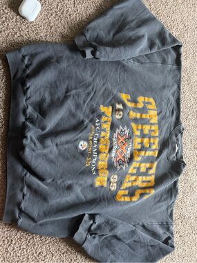 B29 Vintage Pittsburgh Steelers AFC Champ ‘95 Crewneck (hole)